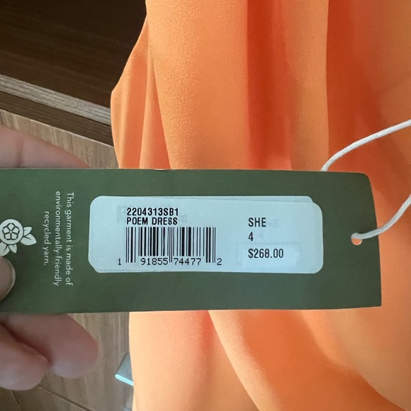 NWT Trina Turk one shoulder cocktail dress. - Picture 3 of 6